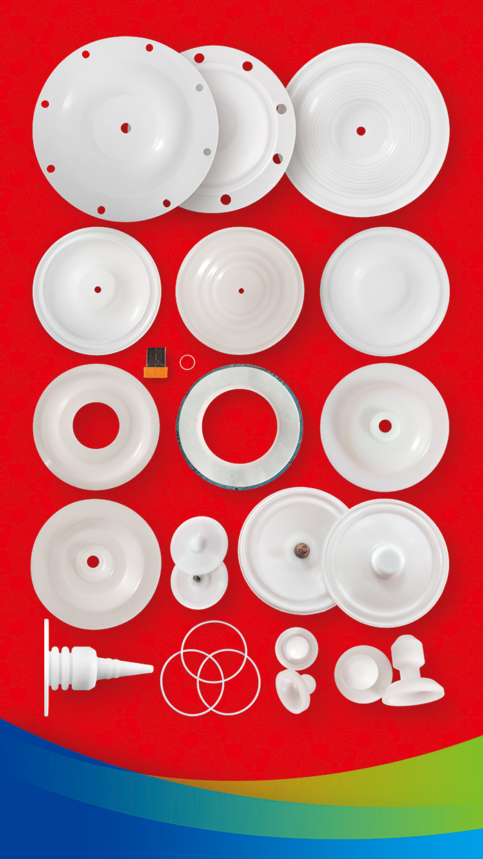 四氟氣動(dòng)隔膜泵膜片密封件大全